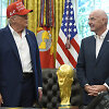 Donaldas Trumpas ir Gianni Infantino 