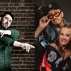 Grupės &bdquo;2Kvėpavimas&ldquo; lyderis Denisas Černiauskas ir Adrina