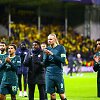 Erlingas Haalandas ir kiti &bdquo;Man City&ldquo; žaidėjai