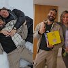 Ąžuolas Misiukevičius su mylimuoju Jeanu