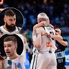 Lietuvos rinktinės vidurio puolėjai Jonas Valančiūnas ir Marekas Blaževičius i&scaron;gyrė tylųjį herojų