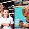 Oksana Pikul su sūnum Dominyku