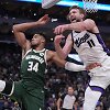 Giannis Antetokounmpo ir Domantas Sabonis