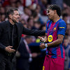 Diego Simeone ir Lamine'as Yamalis