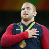 Kyle'as Snyderis su olimpiniu aukso medaliu 2016 m. Rio de Žaneire
