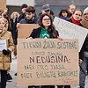 Protestas prie savivaldybės