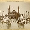 1900 m. pasaulinė paroda Paryžiuje Trocad&eacute;ro rūmai, kuriuose veikė Lietuvių skyriaus ekspozicija 