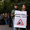 Meninė akcija &bdquo;I&scaron; kultūros tamsą - lauk&rdquo;