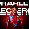 &bdquo;Ferrari&ldquo; F1 komandos automobilis pilotas Ch. Leclercas