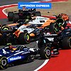 Lyderių avarija JAV GP sprinte
