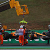 Oscaro Piastrio avarija San Paule, F1 sprinte