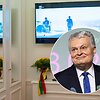 Gitanas Nausėda &bdquo;Euroviziją&ldquo; žiūri Romoje