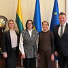 I&scaron; kairės: Renata Kurmin, Rima Popovienė, Anna Kuznecovienė ir Aleksandras Brokas