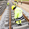 &bdquo;Rail Baltica&ldquo; europinės vėžės bėgių tiesimas
