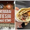 Donato Karkliaus apsilankymas kebabinėje &bdquo;Bakurai by Ta&scaron;kas&ldquo;