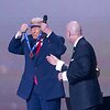 Gianni Infantino skyrė prizą Donaldui Trumpui