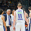 &bdquo;Anadolu Efes&ldquo; žaidėjai ir treneris Igoris Koko&scaron;kovas