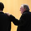 Gerard'as Depardieu su advokatu / DIMITAR DILKOFF / AFP