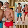 Cristiano Ronaldo su sūnumi Cristiano jaunesniuoju