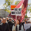 Protestas katedros aik&scaron;tėje