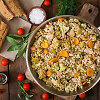 Vegetari&scaron;kas perlinių kruopų tro&scaron;kinys