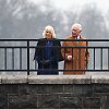 JK karalius Charlesas III su karaliene Camilla / HENRY NICHOLLS / AFP