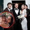 Jessica Samuolytė su sužadėtiniu ir mama per jos vestuves su Dariumi Kasparaičiu