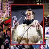 Nomeda Marčėnaitė trečiadienio proteste &bdquo;&Scaron;alin rankas nuo laisvo žodžio!&ldquo;
