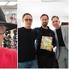 Nerijus Laurinavičius ir kartu koncertuosiantys Darius Mažintas bei Jonas Sakalauskas