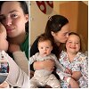 Mažoji kovotoja Teodora su mama ir jaunesne sesute