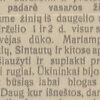 1924 m. birželio 6. &bdquo;Lietuvos žinių&ldquo; straipsnis