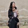 Indrė Motiejūnaitė su knyga