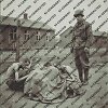 Dirbtinio intelekto būdu sugeneruotas tariamos situacijos Dachau koncentracijos stovykloje vaizdas, pavadintas &bdquo;Nepažįstamųjų antklodė&ldquo;