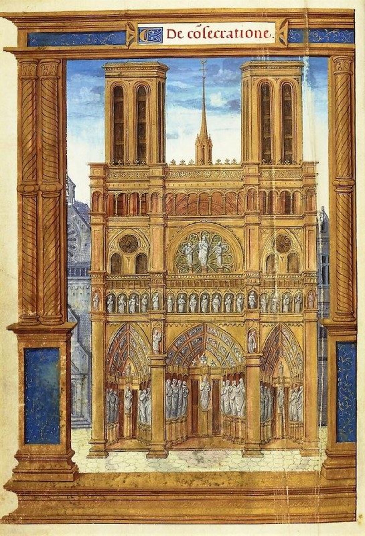 Paryžiaus Dievo motinos katedros pie&scaron;inys 1525 &ndash; 1530 m.
