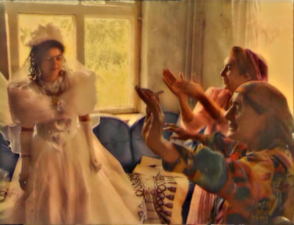 Kadras i&scaron; dokumentinio filmo &bdquo;Čigoni&scaron;ka laimė&ldquo;