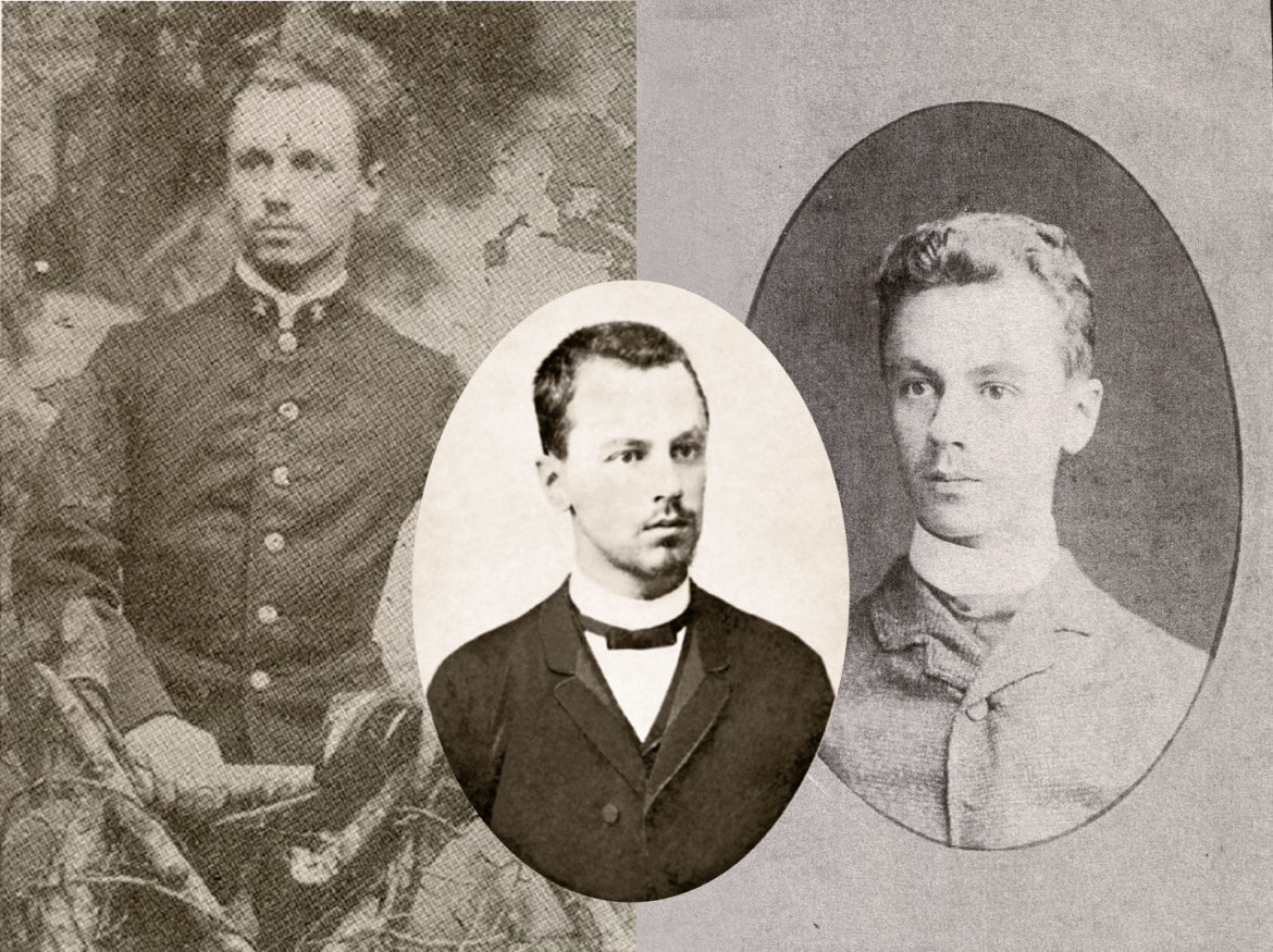 D.Malinauskas – Taboro akademijos studentas, Viena, apie 1891 m.