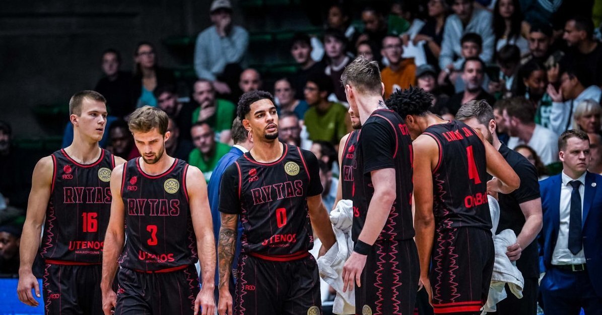 Vilniaus Rytas pralaimėjo Nanterre ekipai FIBA Čempionų lygoje