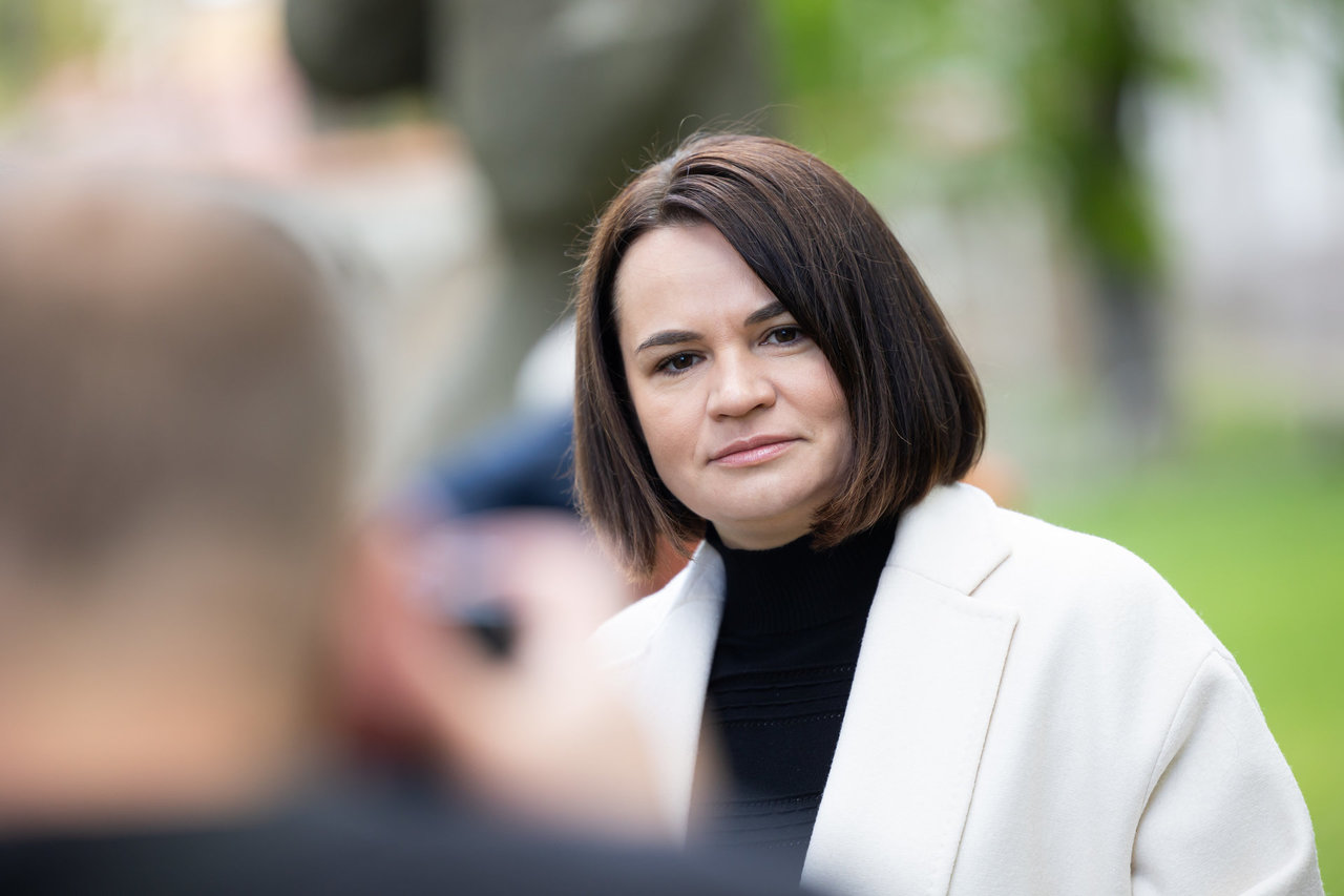 Cichanouskaja: prieš baltarusius Lietuvoje planuojami išpuoliai rodo režimų baimę