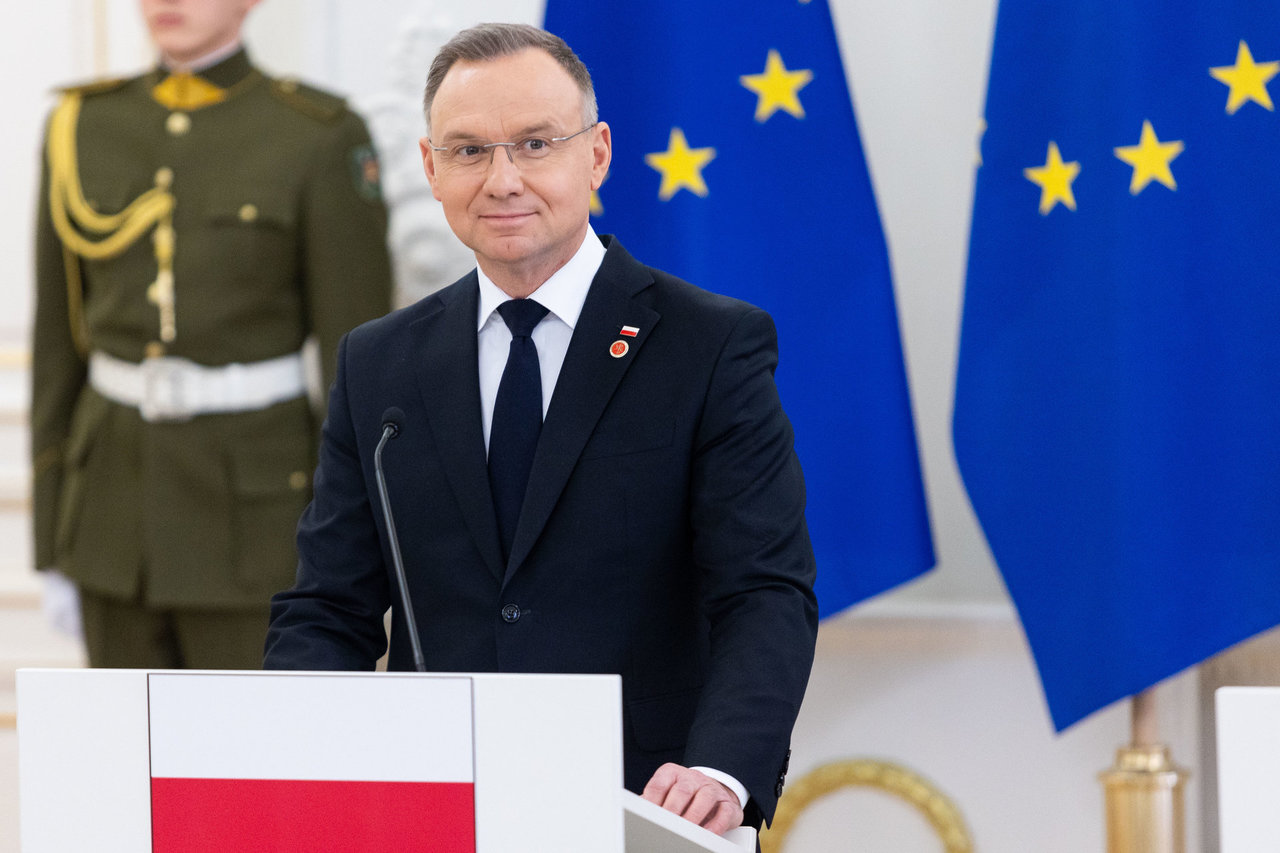 Artėjant Lenkijos prezidento rinkimams Duda paramą išreiškė PiS remiamam kandidatui