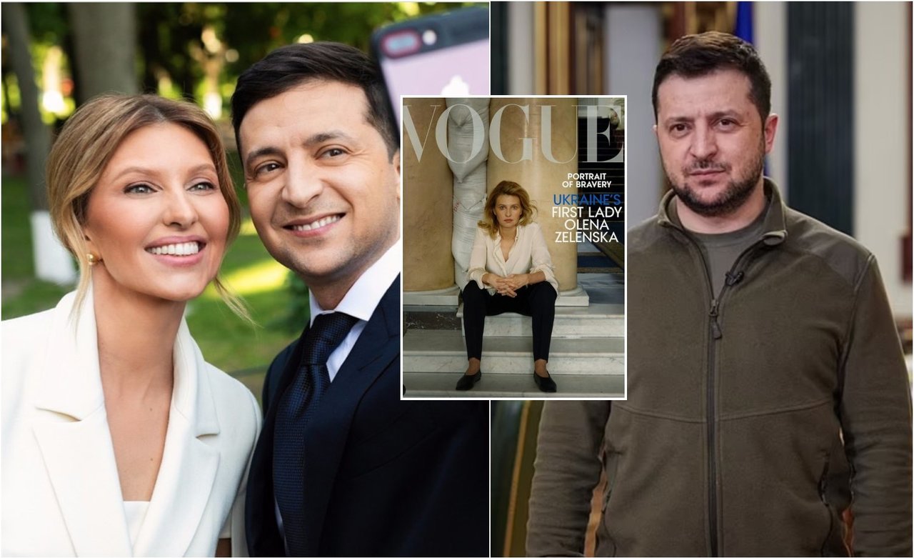 Pirmosios Ukrainos poros nuotraukos melagienų taikinyje: „priklijavo“ net auksinį laikrodį