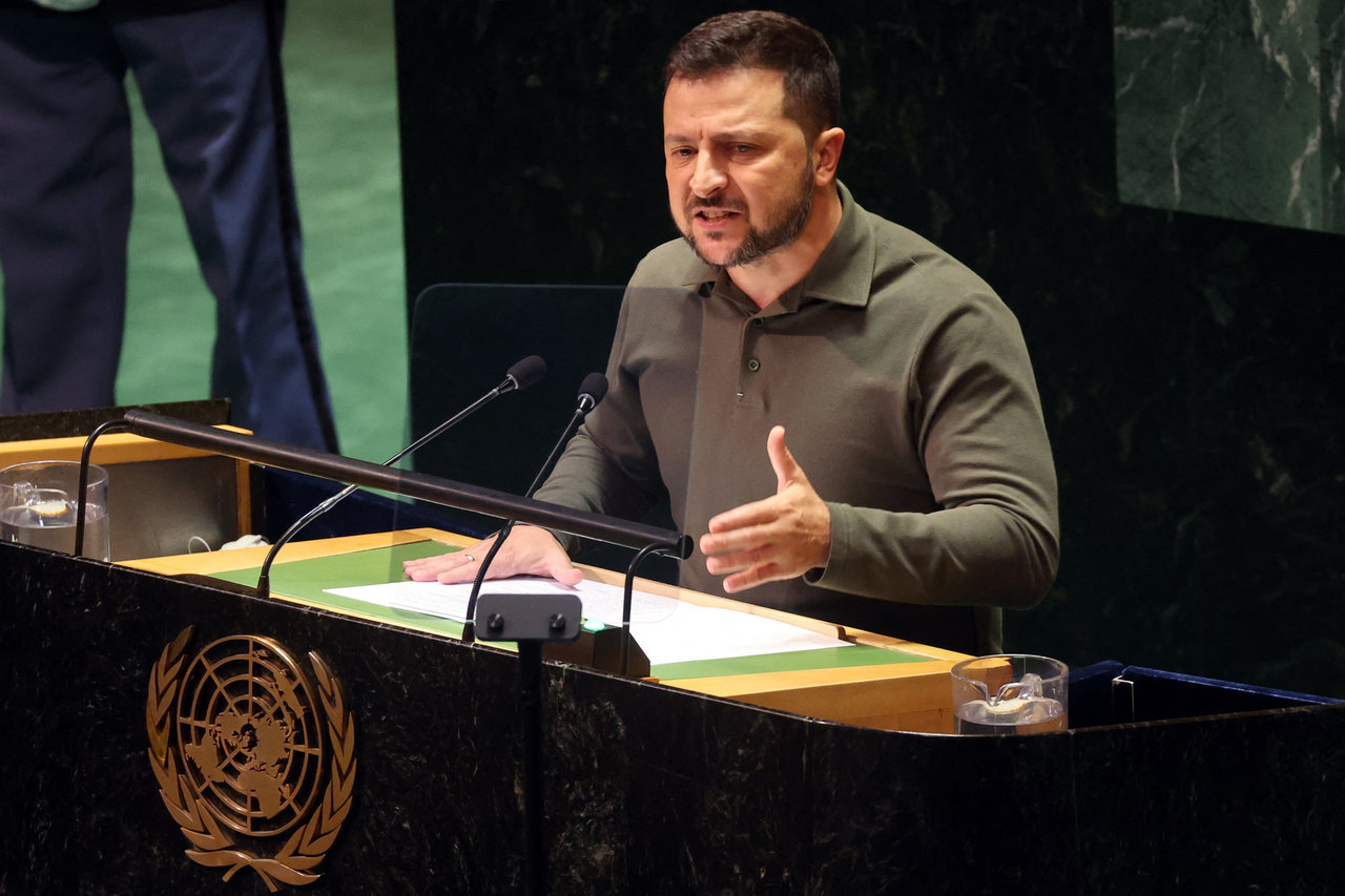 V.Zelenskis kreipėsi į D.Trumpą: parodykite savo minimą taikos planą