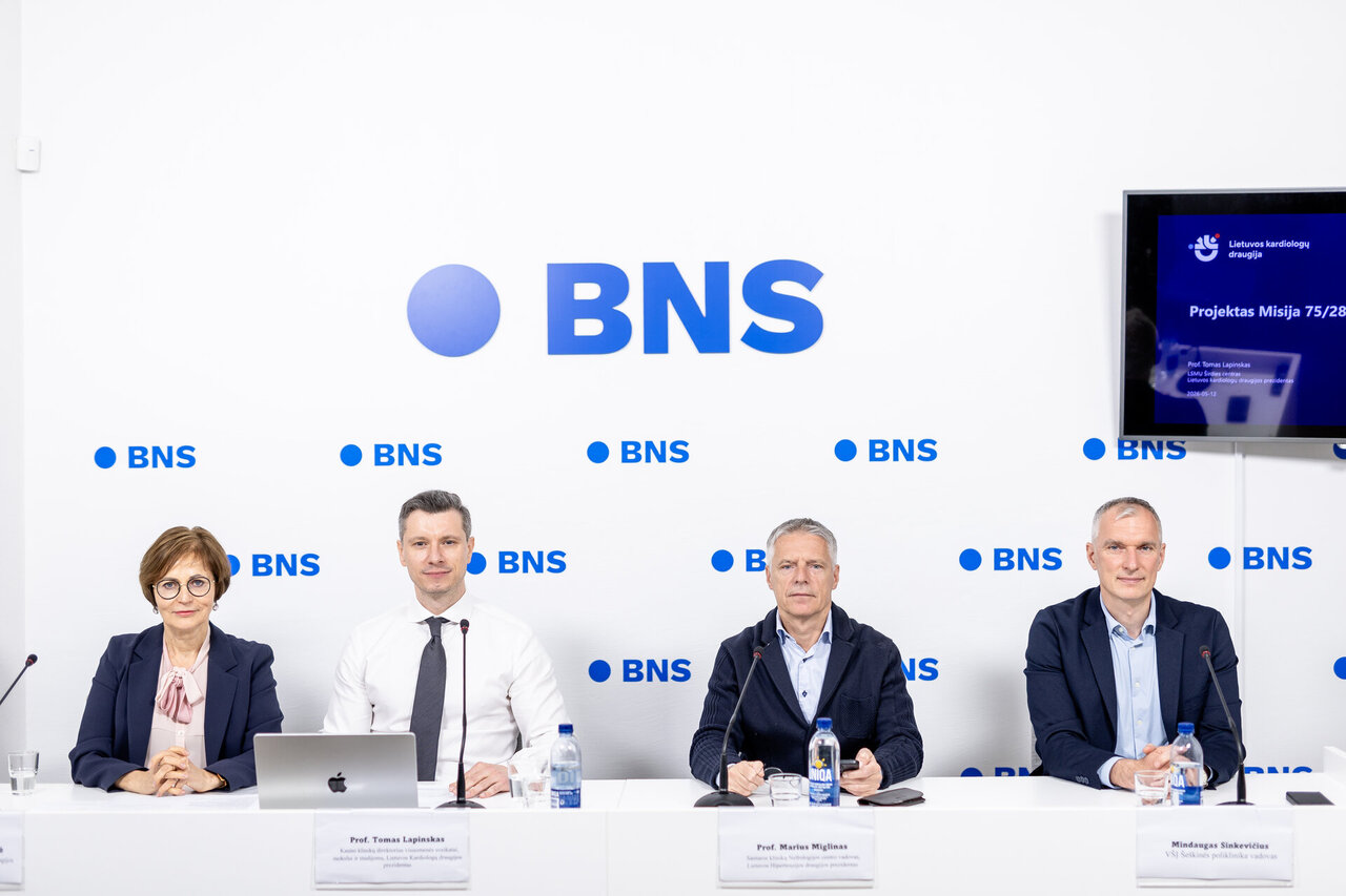 Medikai sieks, kad iki 2028-ųjų trys ketvirtadaliai sergančių hipertenzija kontroliuotų kraujospūdį