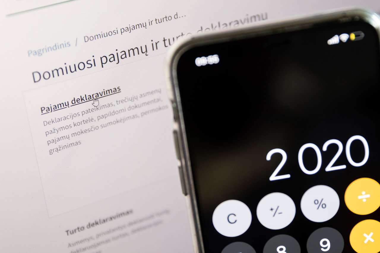 Pasibaigus laikotarpiui pajamų nedeklaravo 180 tūkst. gyventojų