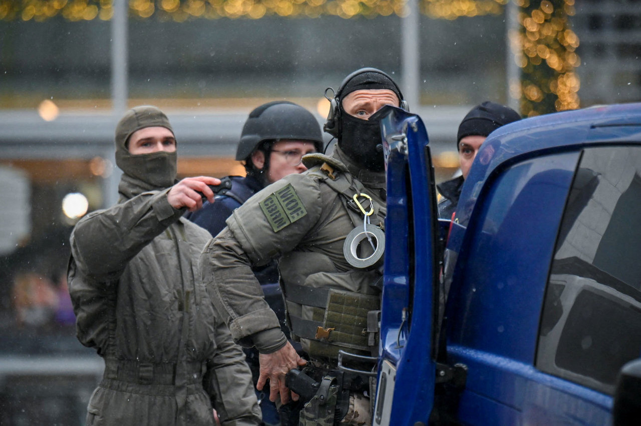 Policija: Vokietijos Drezdeno mieste išlaisvinti įkaitai