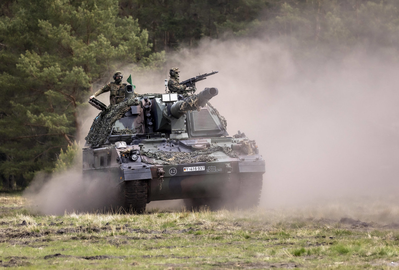 Kyjivas: Ukrainoje dislokuota pažangi Vokietijos artilerijos sistema
