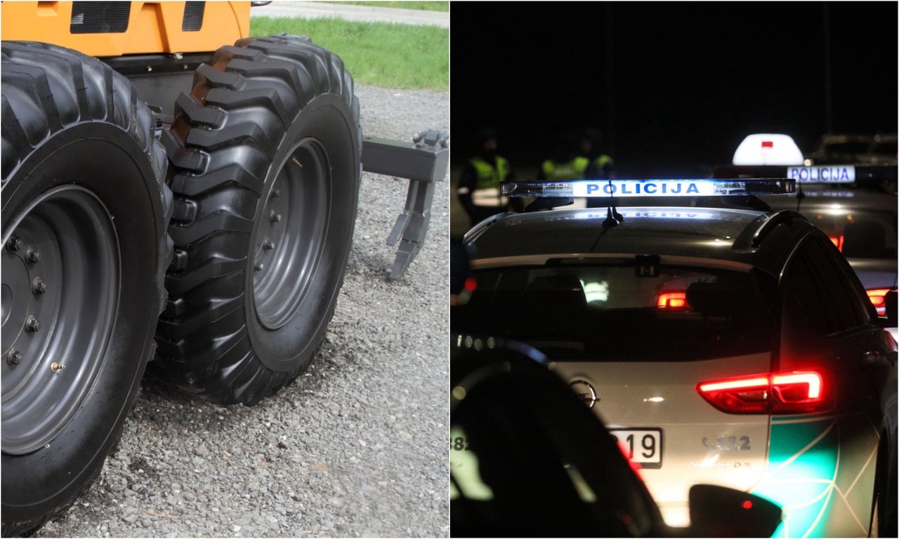 Nelaimė Biržų rajone: rastas į tvenkinį įvažiavęs traktorius, mirė vyras