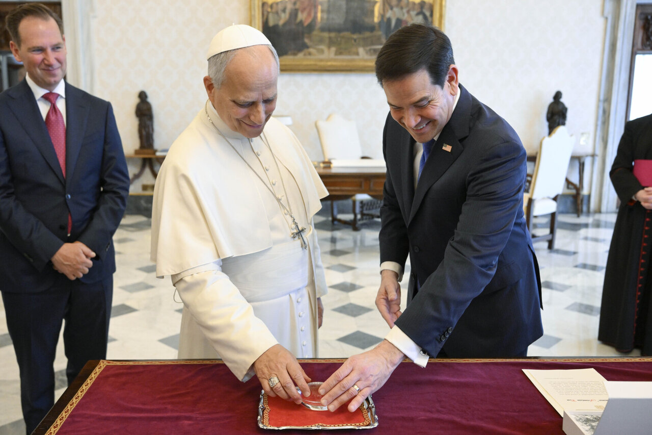 Marco Rubio susitikimą su popiežiumi Leonu XIV pavadino labai sėkmingu