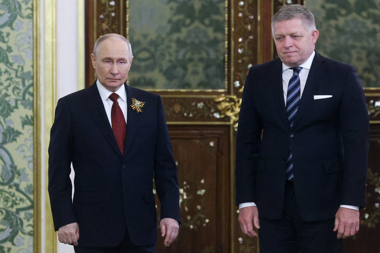 Kremlius: Slovakijos premjeras Vladimirui Putinui neperdavė jokios žinios nuo Volodymyro Zelenskio