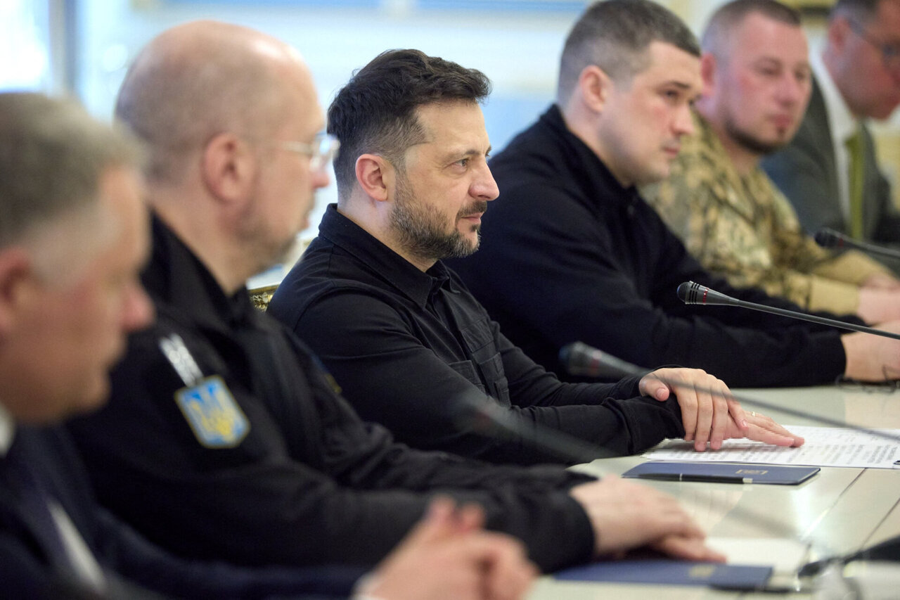 Volodymyras Zelenskis: nepaisant paliaubų, Ukrainos fronte „nėra tylos“