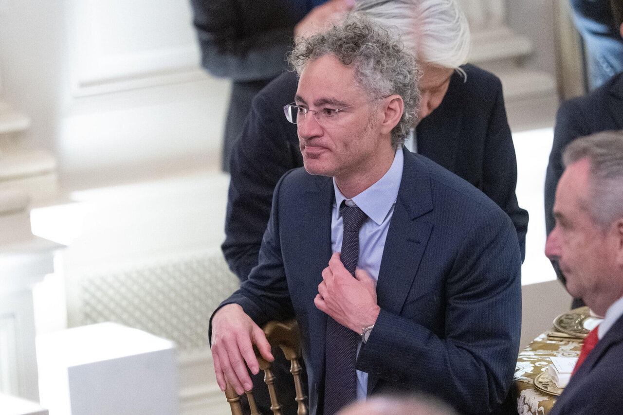 Volodymyras Zelenskis Kyjive susitiko su DI įmonės &bdquo;Palantir&ldquo; vadovu